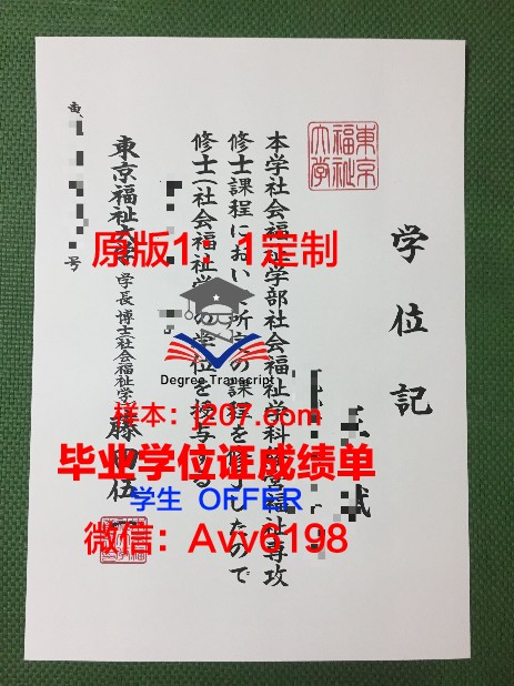 国际医疗福祉大学学位证书(医疗福祉专门学校)