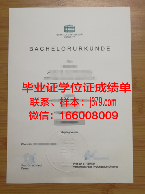 开姆尼茨工业大学学位成绩单定制:专业品质,助力学子未来发展