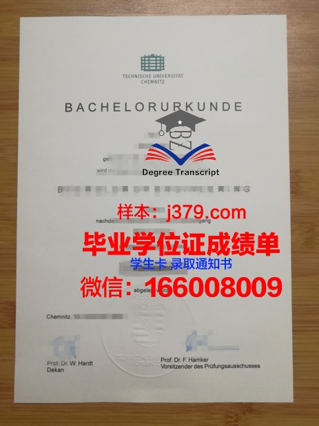 开姆尼茨工业大学毕业证:德国教育质量的见证