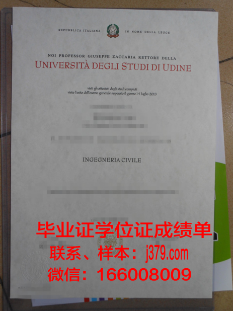 意大利乌迪内大学毕业证(意大利乌迪内大学怎么样)