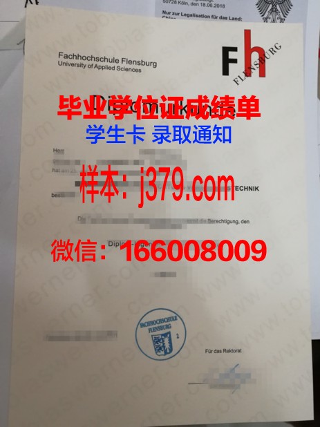 弗伦斯堡应用技术大学硕士毕业证(德国弗伦斯堡大学)