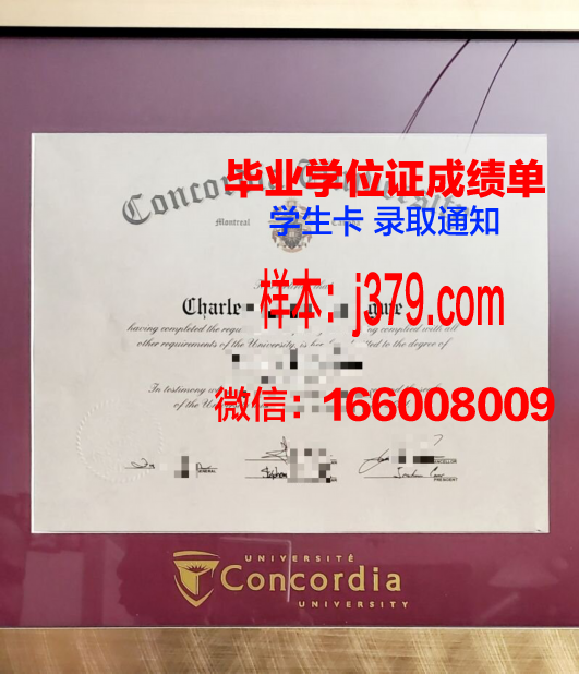 康考迪亚大学圣保罗分校学位证(康考迪亚大学就读感受)