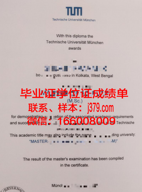 慕尼黑工业大学研究生毕业证(慕尼黑工业大学硕士申请流程)