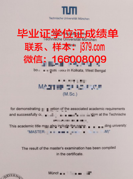 慕尼黑音乐和戏剧学院硕士毕业证:开启音乐人生的黄金钥匙