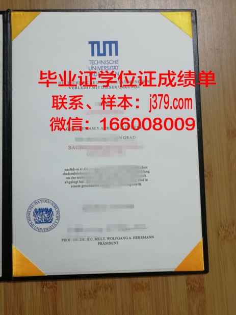 慕尼黑联邦国防军大学毕业文凭