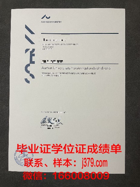 奥胡斯工程学院 diploma 毕业证