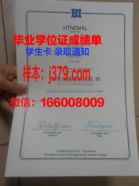 挪威科技大学 diploma 毕业证